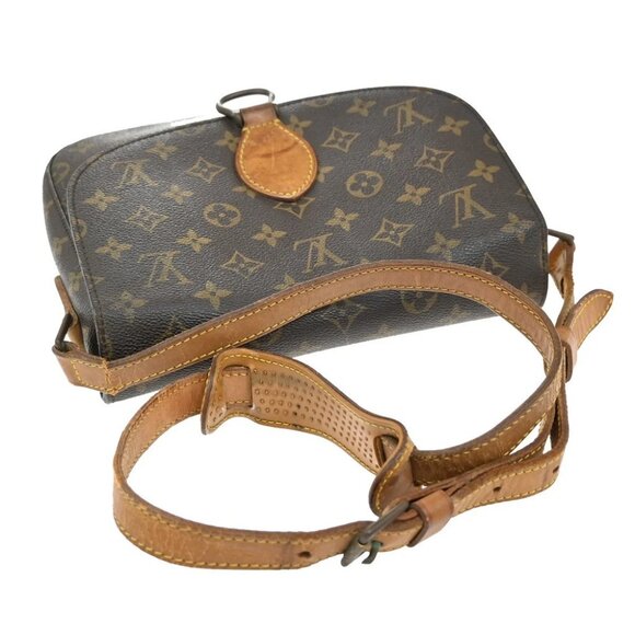 LOUIS VUITTON Saint Cloud GM Shoulder Bag Monogram Leather Brown - Picture 6 of 14